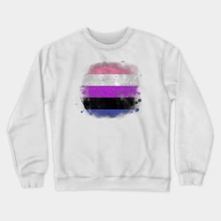 Gender Fluidity pride flag Crewneck Sweatshirt